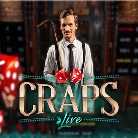 Live Casino logo of Live Craps from Evolution at Roibets Casino