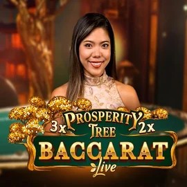 Official Live Casino logo: Prosperity Tree Baccarat by Evolution at Roibets Casino